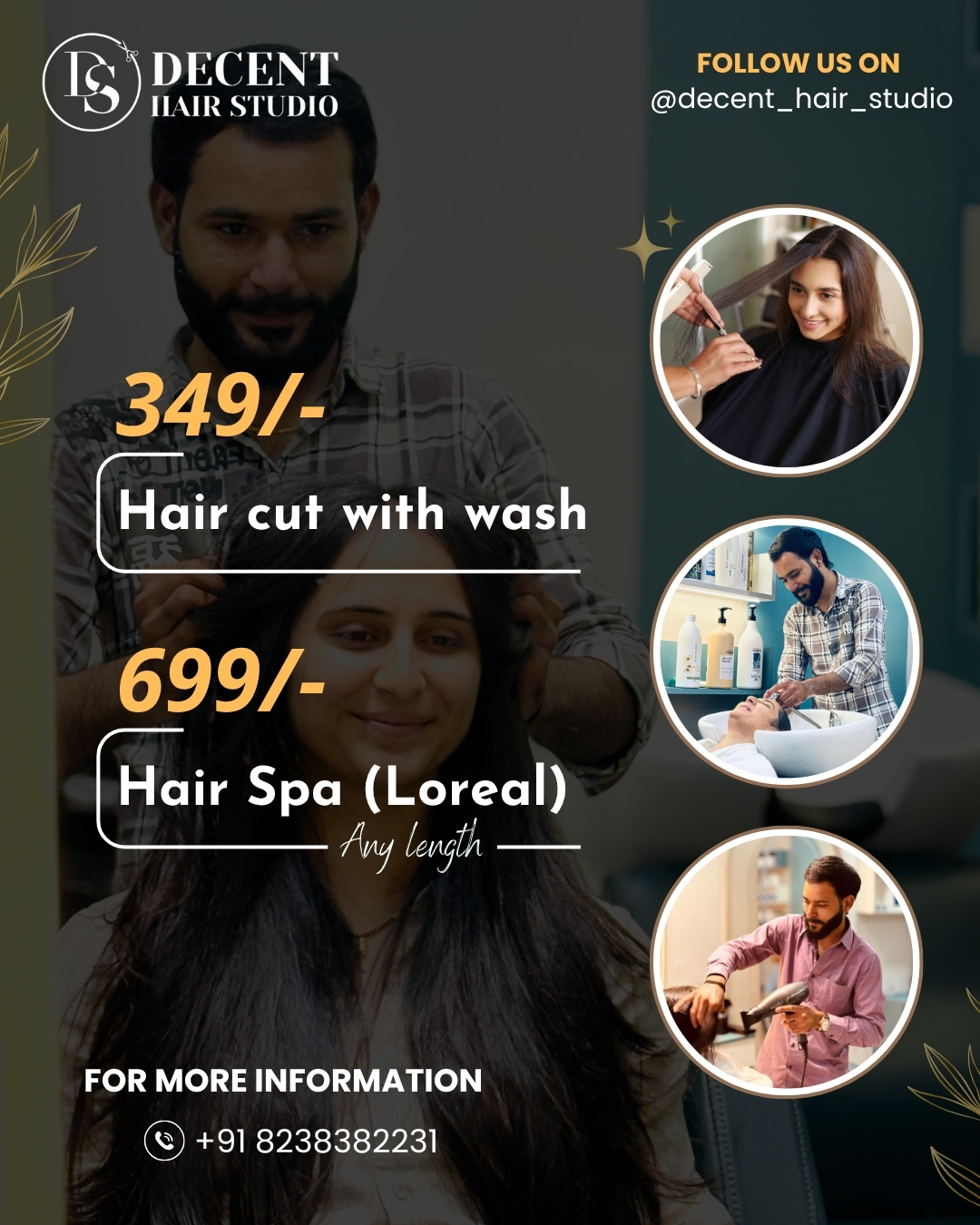 Attractive Salon Offer Poster Designed by Click Cameo